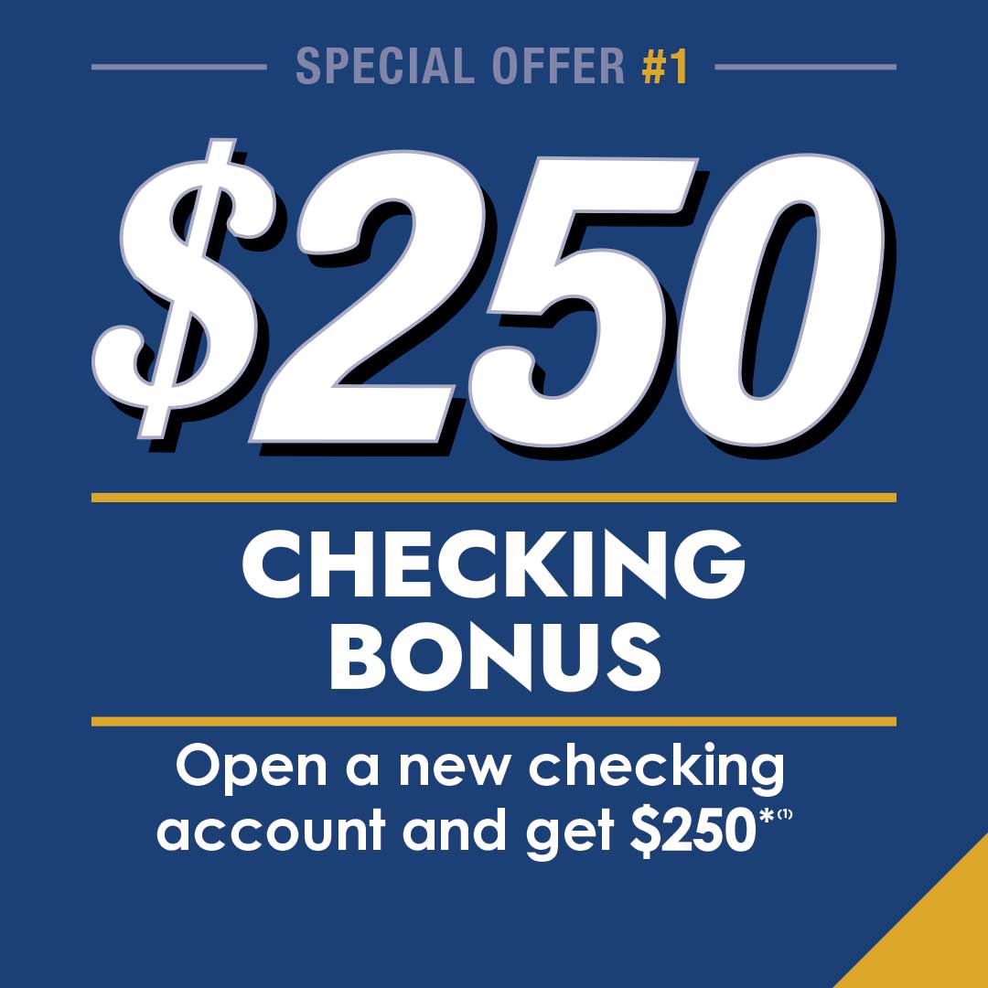 State Bank $250 checking bonus special offer